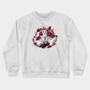 Nine-Tailed Fox Kitsune Ninetails Crewneck Sweatshirt